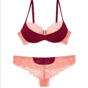 💋 Adore Me Lingerie Set Bra Thong Lace NEW